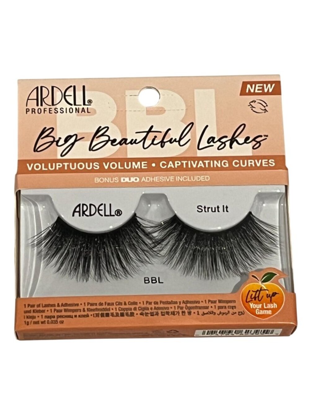 Ardell Big Beautiful Lashes Strut It Voluminous Curved False Lashes